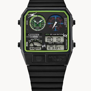 CITIZEN STAR WARS TRENCH RUN BLACK DIAL JG2109-50W