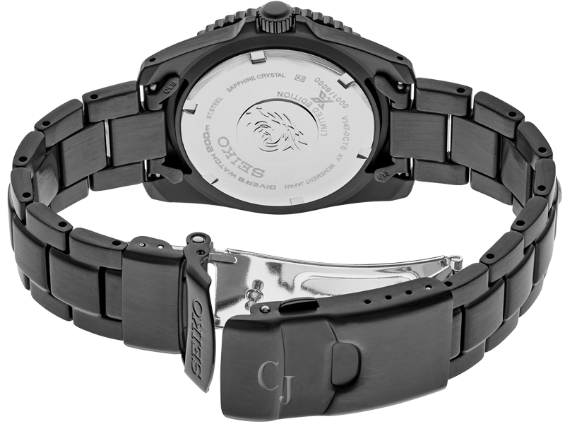 LIMITED EDITION SEIKO PROSPEX SOLAR BLACK DIAL WATCH SNE587 - Image 4