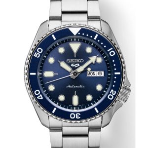 SEIKO 5 SPORTS AUTOMATIC BLUE SUNRAY DIAL SRPD51