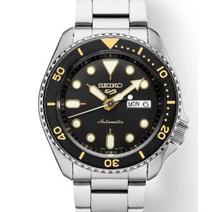 SEIKO 5 SPORTS AUTOMATIC BLACK DIAL SRPD57