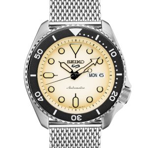 SEIKO 5 SPORTS AUTOMATIC ANTIQUE OFF-WHITE DIAL SRPD67