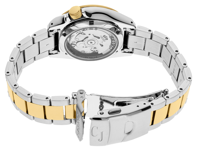 SEIKO 5 SPORTS BLACK SUNRAY DIAL MEN’S WATCH SRPE60 - Image 4