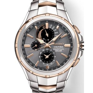 SEIKO COUTURA SOLAR PERPETUAL GRAY DIAL SSC788