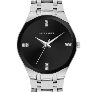 WITTNAUER WOMEN'S QUARTZ BLACK DIAL WATCH WN4096