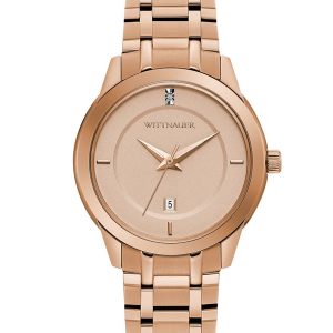WITTNAUER WOMEN’S CONTINENTAL ROSE-GOLD DIAL WATCH WN4104