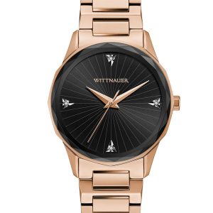 WITTNAUER WOMEN’S BLACK DIAL WATCH WN4107