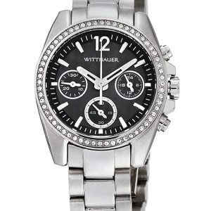 WITTNAUER WOMEN’S CHRONOGRAPH BLACK DIAL WATCH WN4040