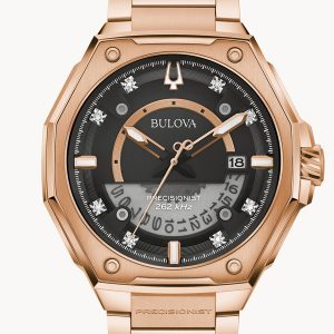 BULOVA PRECISIONIST X BLACK DIAL MEN’S WATCH 97D129