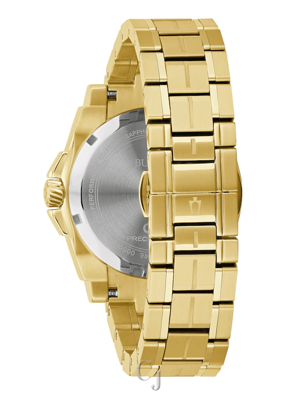 BULOVA PRECISIONIST CHAMPLAIN DIAMOND SILVER TONE DIAL WATCH 98J120 - Image 4