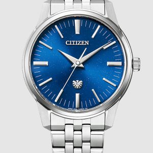 CITIZEN STAINLESS STEEL BLUE DIAL WATCH AQ6100-56L