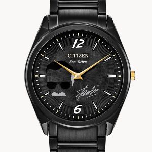 CITIZEN STAN LEE BLACK DIAL MEN’S WATCH AR3077-56W