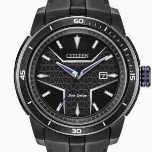 CITIZEN BLACK PANTHER BLACK DIAL WATCH AW1615-05W