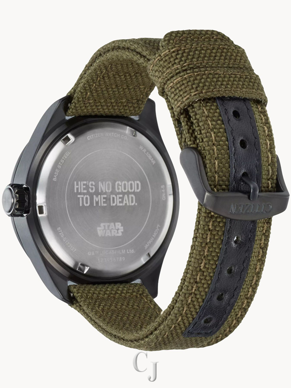 CITIZEN STAR WARS “BOBA FETT” MEN’S WATCH BU2058-00W - Image 4