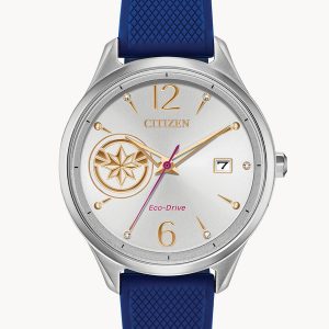 CITIZEN CAPTAIN MARVEL SILVER DIAL WATCH FE6101-05W