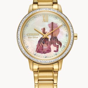 CITIZEN DISNEY PRINCESS “BELLE AND BEAST” LADIES’ WATCH FE7048-51D