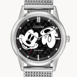 CITIZEN MICKEY MOUSE BLACK DIAL UNISEX WATCH FE7060-56W