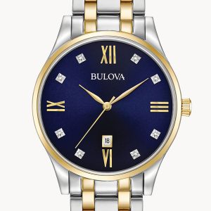 CITIZEN CLASSIC DIAMOND BLUE DIAL MEN’S WATCH 98D130