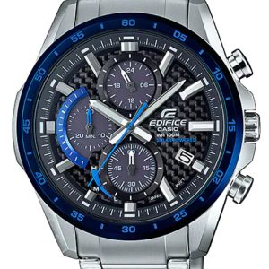 CASIO EDIFICE SOLAR-POWERED CHRONOGRAPH WATCH EQS-900DB-2AV