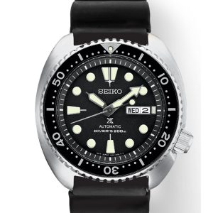 SEIKO PROSPEX AUTOMATIC DIVER BLACK DIAL WATCH SRPE93