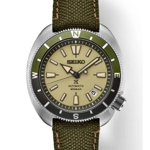 SEIKO PROSPEX LAND LIGHT GREEN DIAL WATCH SRPG13