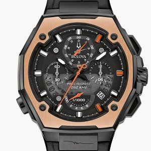 BULOVA MARC ANTHONY LIMITED EDITION BLACK DIAL MEN’S WATCH 98B402