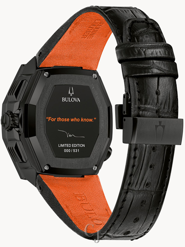 BULOVA MARC ANTHONY LIMITED EDITION BLACK DIAL MEN’S WATCH 98B402 - Image 4