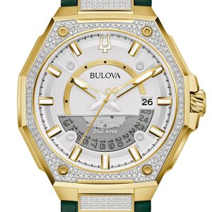 BULOVA PRECISIONIST SERIES X PAVE DIAMOND WATCH 98J121