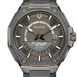 BULOVA PRECISIONIST SERIES X BLUE SAPPHIRE WATCH 98J124