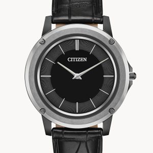 CITIZEN ECO-DRIVE ONE BLACK DIAL WATCH AR5024-01E