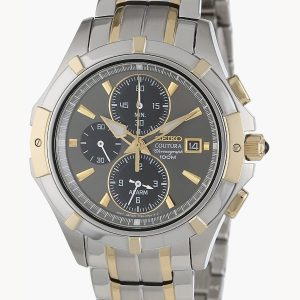 SEIKO COUTURA CHRONOGRAPH GRAY DIAL MEN’S WATCH SNAE56