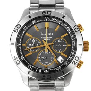 SEIKO CHRONOGRAPH GRAY DIAL WATCH SSB057