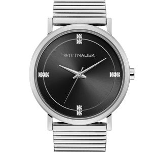 WITTNAUER BLACK DIAL W/ DIAMOND ACCENTS WN3101