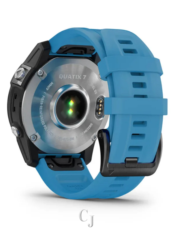 GARMIN QUATIX 7 STANDARD EDITION MARINE GPS SMARTWATCH W/BLUE SILICONE BAND 010-02540-60 - Image 12