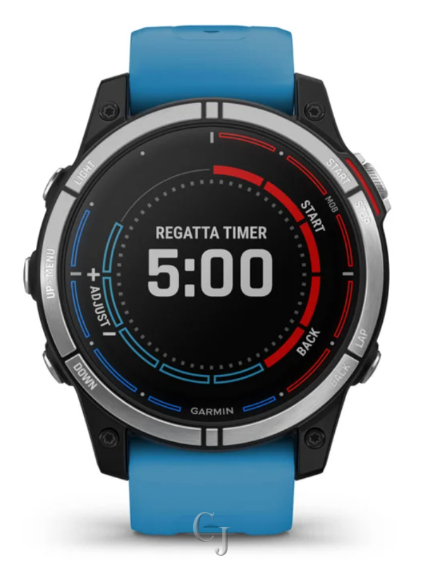 GARMIN QUATIX 7 STANDARD EDITION MARINE GPS SMARTWATCH W/BLUE SILICONE BAND 010-02540-60 - Image 6