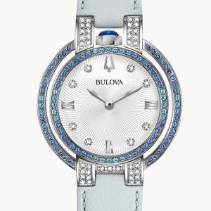BULOVA WOMEN’S RUBAIYAT DIAMOND SILVER-TONE DIAL 96R224