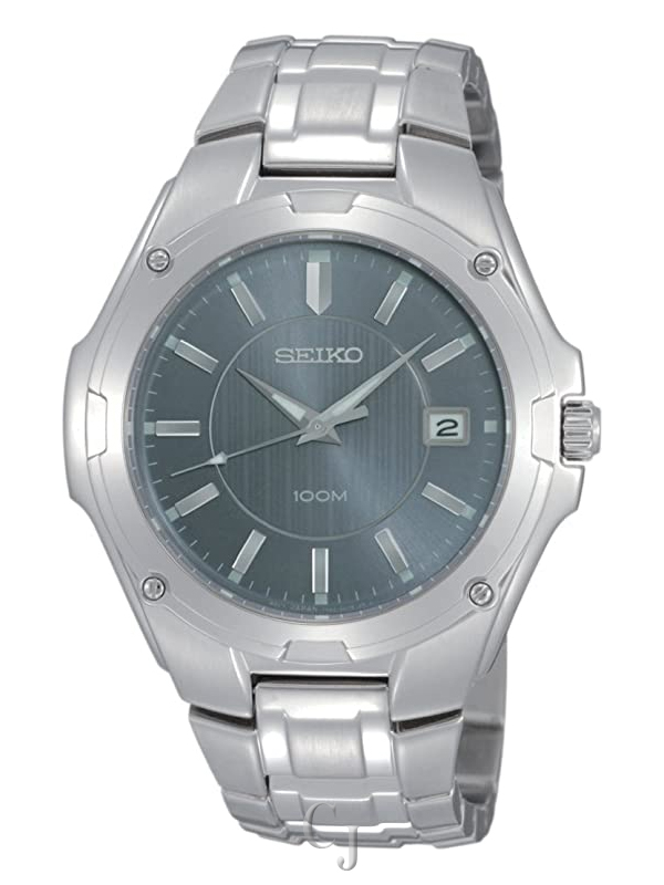 SEIKO SEIKO STAINLESS STEEL BLUE DIAL WATCH SGEE59