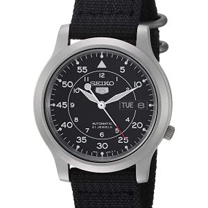 SEIKO SEIKO 5 BLACK DIAL AUTOMATIC WATCH SNK809