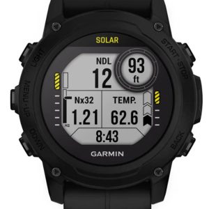 GARMIN DESCENT G1 SOLAR W/ BLACK SILICONE BAND 010-02604-02