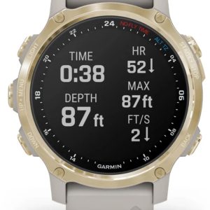 GARMIN DESCENT MK2S LIGHT GOLD W/ LIGHT SAND SILICONE BAND 010-02403-00