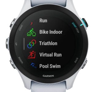 GARMIN FORERUNNER 255S MUSIC WHITESTONE SMARTWATCH 010-02641-23