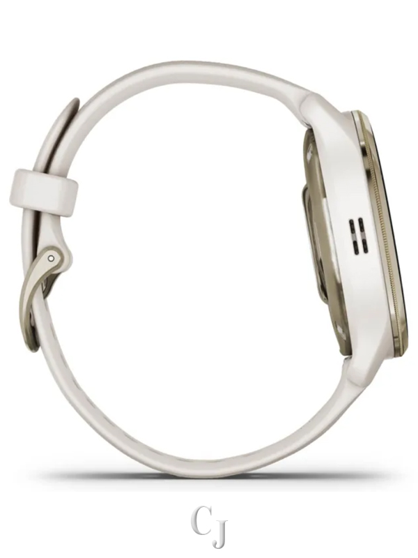 GARMIN VENU® 2 PLUS CREAM GOLD STAINLESS STEEL BEZEL W/ IVORY CASE AND SILICONE BAND 010-02496-02 - Image 7