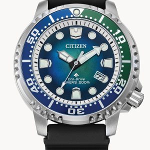 CITIZEN PROMASTER DIVE BLUE DIAL POLYURETHANE STRAP WATCH BN0166-01L