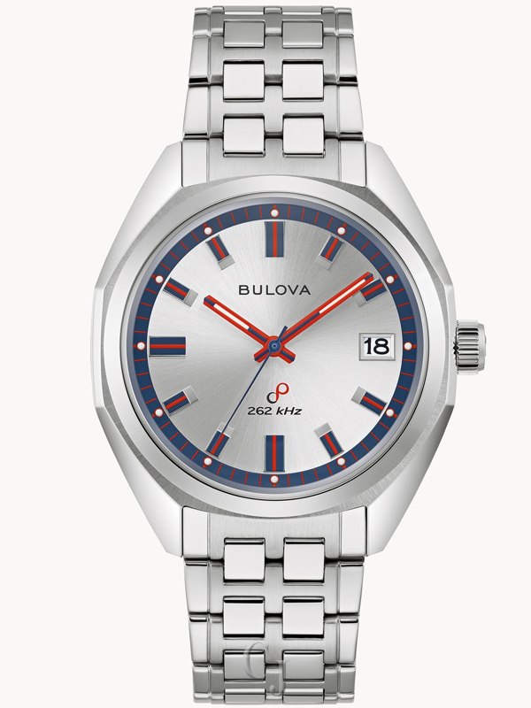 BULOVA LIMITED EDITION JET STAR SILVER-TONE DIAL WATCH 96K112