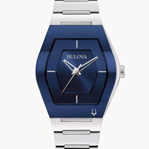 BULOVA MODERN GEMINI BLUE DIAL WOMEN'S WATCH 96L293