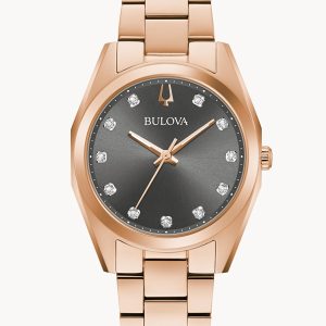 BULOVA GRAY DIAL SURVEYOR WOMEN'S WATCH 97P156