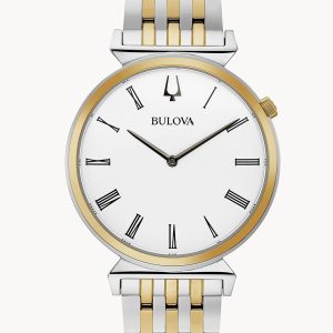 BULOVA REGATTA WHITE DIAL MEN’S WATCH 98A233