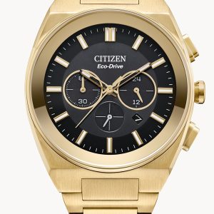 CITIZEN AXIOM SC BLACK DIAL CHRONOGRAPH WATCH CA4582-54E