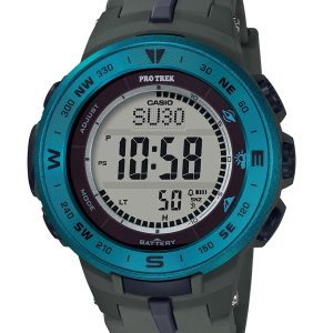 CASIO PRO TREK SOLAR POWERED TRIPLE SENSOR GRAY/BLUE MEN’S WATCH PRG330-2A