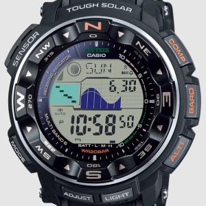CASIO PRO TREK MULTIFIELD LINE SOLAR POWERED TRIPLE SENSOR MEN’S WATCH PRW2500R-1