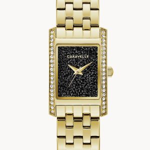 CARAVELLE BY BULOVA DRESS BLACK DIAL WOMEN'S WATCH 44L253